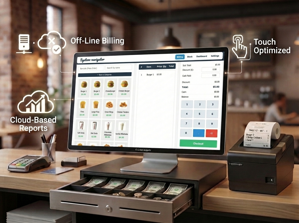 Free Cloud based POS for Business (semi-cloud-based)